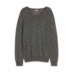 M&Co Grey V-Neck Knitted Jumper 6 M&Co Grey V-Neck Knitted Jumper -M&Co shop unnamed file 248