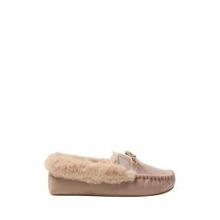 M&Co Pink Metallic Moccasin Slippers -M&Co shop unnamed file 2494