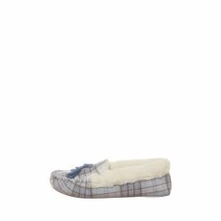 M&Co Blue Moccasin Slippers