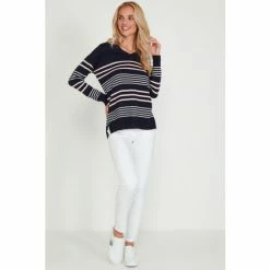 M&Co Blue Variegated Split Jumper