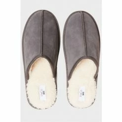 M&Co Grey Suede Slippers -M&Co shop unnamed file 2514
