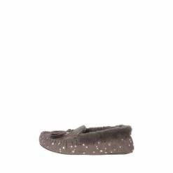 M&Co Grey Star Moccasin Slippers -M&Co shop unnamed file 2524