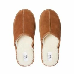M&Co Brown Suede Slippers -M&Co shop unnamed file 2539