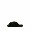 M&Co Black Faux Fur Sliders -M&Co shop unnamed file 2548
