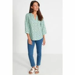 M&Co Petite Frill Detail Ditsy Blouse -M&Co shop unnamed file 2589