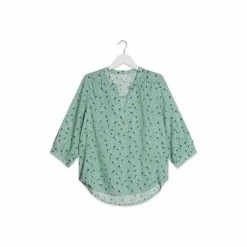 M&Co Petite Frill Detail Ditsy Blouse -M&Co shop unnamed file 2593