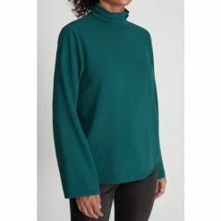 M&Co Green Long Sleeve High Neck Blouse -M&Co shop unnamed file 2605