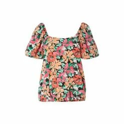 M&Co Black Bright Floral Top -M&Co shop unnamed file 2614