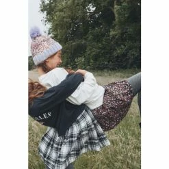 M&Co Black Dtisy Floral Skort