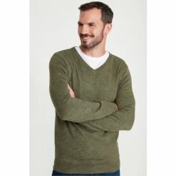 M&Co Green V-Neck Knitted Jumper 4 M&Co Green V-Neck Knitted Jumper -M&Co shop unnamed file 266
