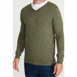 M&Co Green V-Neck Knitted Jumper 5 M&Co Green V-Neck Knitted Jumper -M&Co shop unnamed file 267