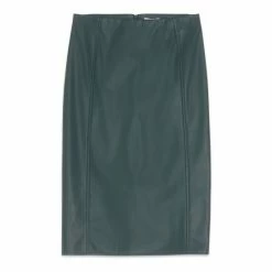 M&Co Green PU Pencil Skirt -M&Co shop unnamed file 2676