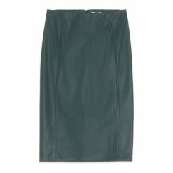 M&Co Green PU Pencil Skirt -M&Co shop unnamed file 2677