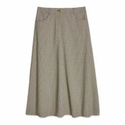 M&Co Black Dogtooth A-Line Skirt -M&Co shop unnamed file 2695