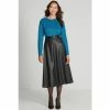 M&Co Black PU Midi Skirt -M&Co shop unnamed file 2698