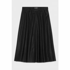 M&Co Black PU Midi Skirt -M&Co shop unnamed file 2702