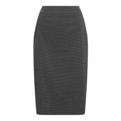 M&Co Grey Button Bengaline Pencil Skirt -M&Co shop unnamed file 2722