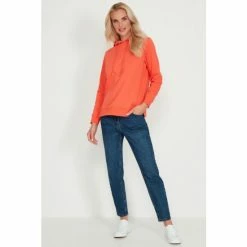 M&Co Orange Basic Plain Hoodie -M&Co shop unnamed file 2733