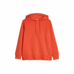 M&Co Orange Basic Plain Hoodie -M&Co shop unnamed file 2735