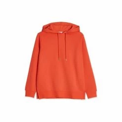 M&Co Orange Basic Plain Hoodie -M&Co shop unnamed file 2736