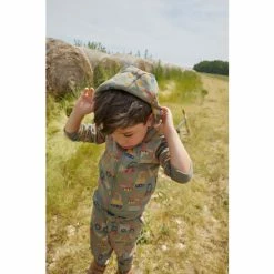 M&Co Green Truck Print Hoodie