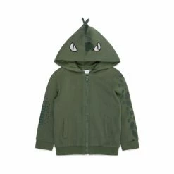 M&Co Green Dinosaur Spike Hoodie