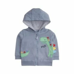 M&Co Newborn Blue Dino Applique Sweat Hoodie -M&Co shop unnamed file 2775