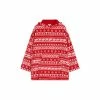 M&Co Mens Red Family Fairisle Pattern Hoodie -M&Co shop unnamed file 2776