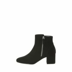 M&Co Suedette Zip Ankle Black Boots -M&Co shop unnamed file 2800