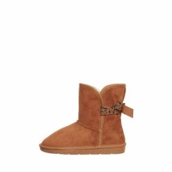 M&Co Faux Fur Lined Brown Ankle Boots