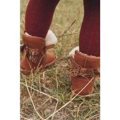 M&Co Faux Fur Lined Brown Ankle Boots -M&Co shop unnamed file 2809