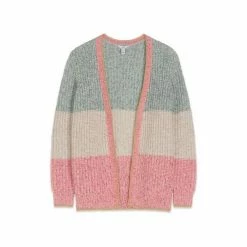 M&Co Pink Colourblock Cardigan -M&Co shop unnamed file 2873