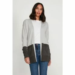 M&Co Grey Knitted Cardigan