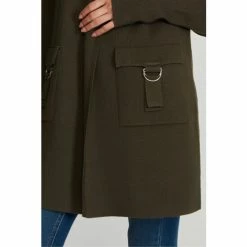 M&Co Green Ring Pocket Coatigan -M&Co shop unnamed file 2882