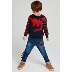 M&Co Blue Dinosaur Jumper -M&Co shop unnamed file 289