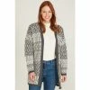 M&Co Grey Aztec Longline Cardigan -M&Co shop unnamed file 2891