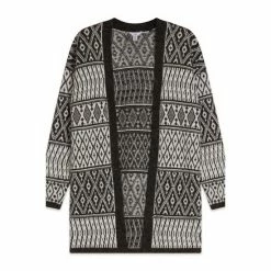 M&Co Grey Aztec Longline Cardigan -M&Co shop unnamed file 2896