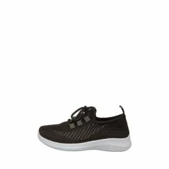 M&Co Boys Knitted Black Trainers