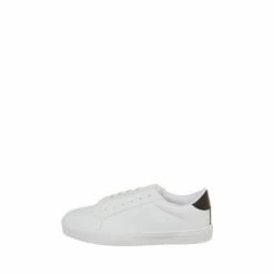 M&Co White Glitter Trainers