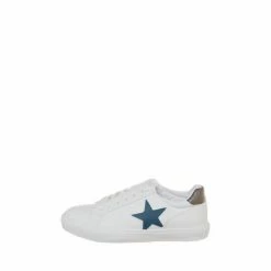 M&Co White PU Star Trainers -M&Co shop unnamed file 2916