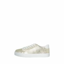 M&Co White Metallic Trainers