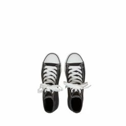 M&Co Black Hi Top Canvas Trainers -M&Co shop unnamed file 2923