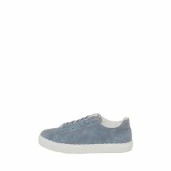 M&Co Blue Scallop Edge Trainers