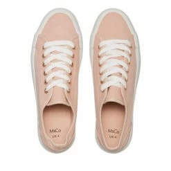 M&Co Pink Canvas Trainers -M&Co shop unnamed file 2935