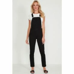 M&Co Black Dungarees