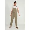 M&Co Green Tie Waist Tencel Dungarees