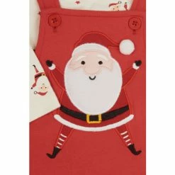 M&Co Red Santa Dungarees -M&Co shop unnamed file 2965