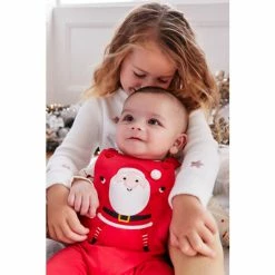 M&Co Red Santa Dungarees -M&Co shop unnamed file 2966