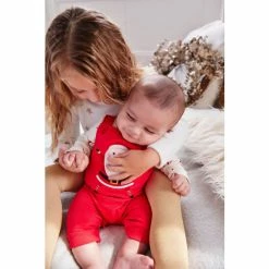 M&Co Red Santa Dungarees -M&Co shop unnamed file 2967