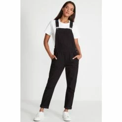 M&Co Petite Denim Dungarees